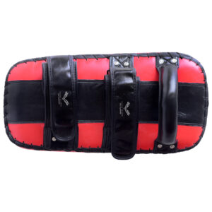 thai kick pads – black/red