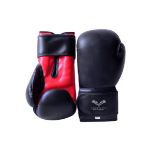 boxing gloves – black/red