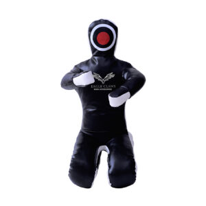grappling dummy – black/white kneeling