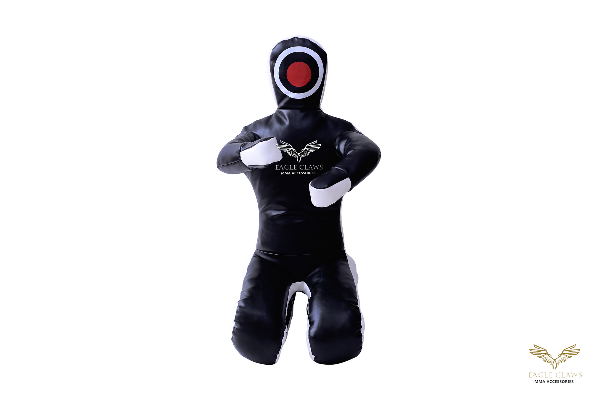grappling dummy – black/white kneeling