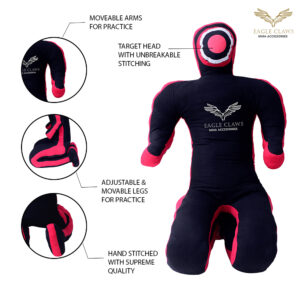 grappling dummy – black/pink