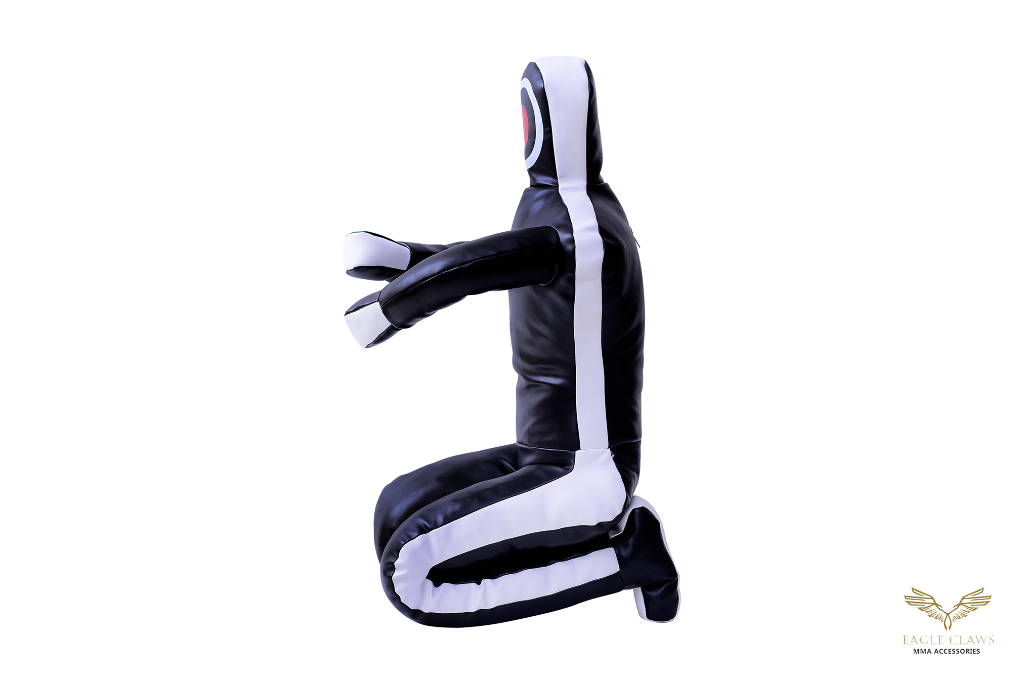 grappling dummy – black/white kneeling