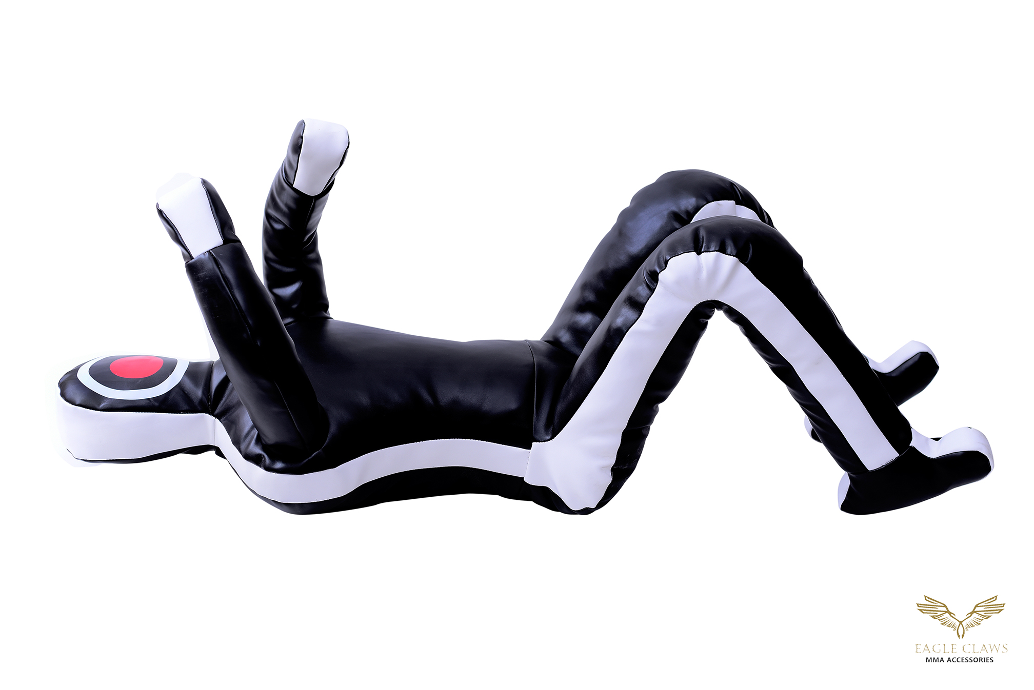 grappling dummy – black/white kneeling