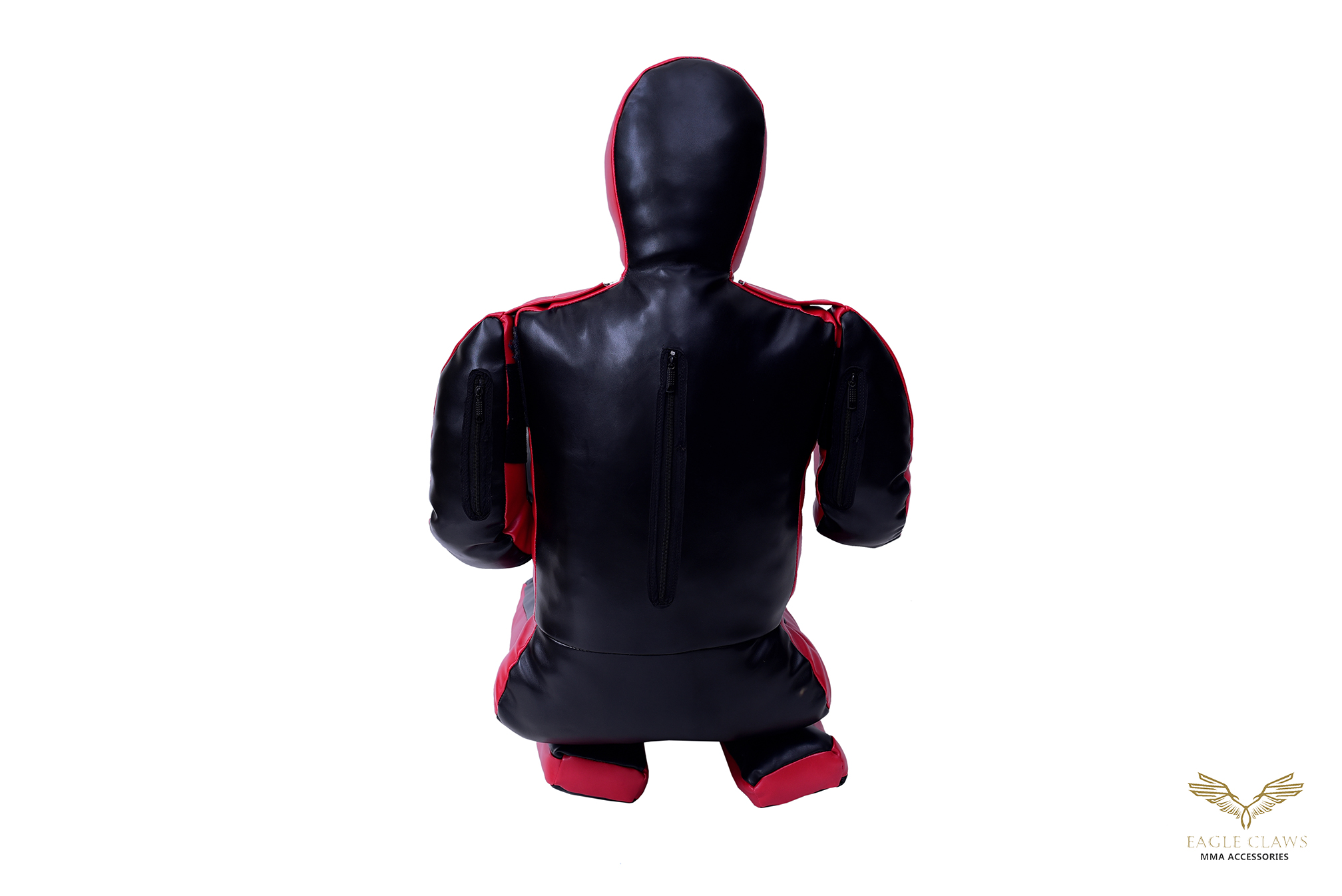 grappling dummy – black/red kneeling large